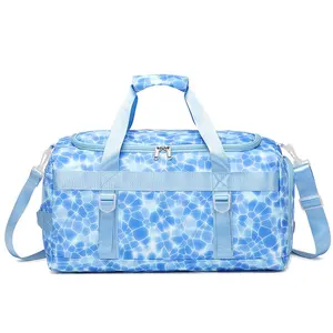 Tas Tie dye untuk wanita ransel travel besar tas travel wanita bahu gym tas travel portabel tas travel wanita logo kustom