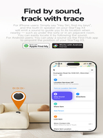 Localizador GPS Inteligente para Mascotas con Doble Sistema de Alarma Bidireccional Antipérdida, Compatible con IOS y Android, Apple Find My y Google Find Hub 4