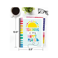 Vente en gros Eco A4/a5/b5 Happy Planner Journal guidé classique Agenda papier personnalisable Cahier à spirale Logo de bricolage