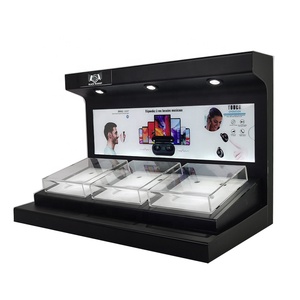 <strong>Customized</strong> Earphone Record Counter TWS Earbuds <strong>Display</strong> Retail Store <strong>Display</strong> Racks <strong>Acrylic</strong> Racks <strong>Speaker</strong> Headphone <strong>Display</strong> <strong>Stand</strong> - Product Image 2