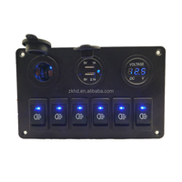 Prix d'usine, vente chaude : Interrupteur de phare antibrouillard 12-24V / Prise d'alimentation / Chargeur de voiture / Voltmètre / Interrupteur de commande de cabine conducteur