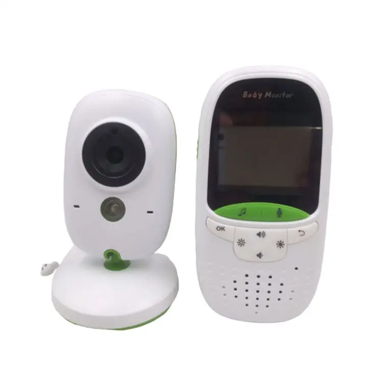 VB 602 Wireless Temperature Display Sensor Pad Video Monitor Two -Way Audio Smart Baby Monitor