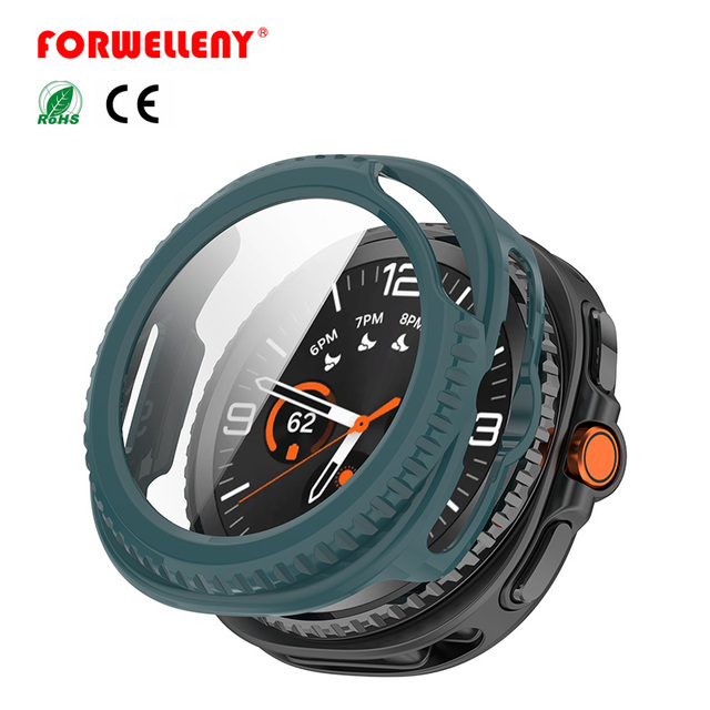 Forwelleny for 2025 New PC Glass Watch Case Screen Protector Ultra 2/8 Classic 44mm 40mm Bumper Accessories Direct Charging