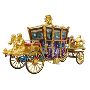 Carruaje Real de Caballos, Carruaje de Boda de la Princesa Cenicienta, Carrozas, Carruaje Eléctrico Turístico, Carruaje Real de Caballos - Product Image 1
