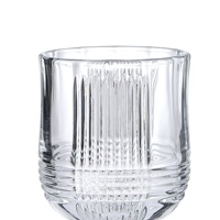 Verres à pied modernes colorés à rayures verticales, étanches, pour usage domestique et commercial, vente en gros