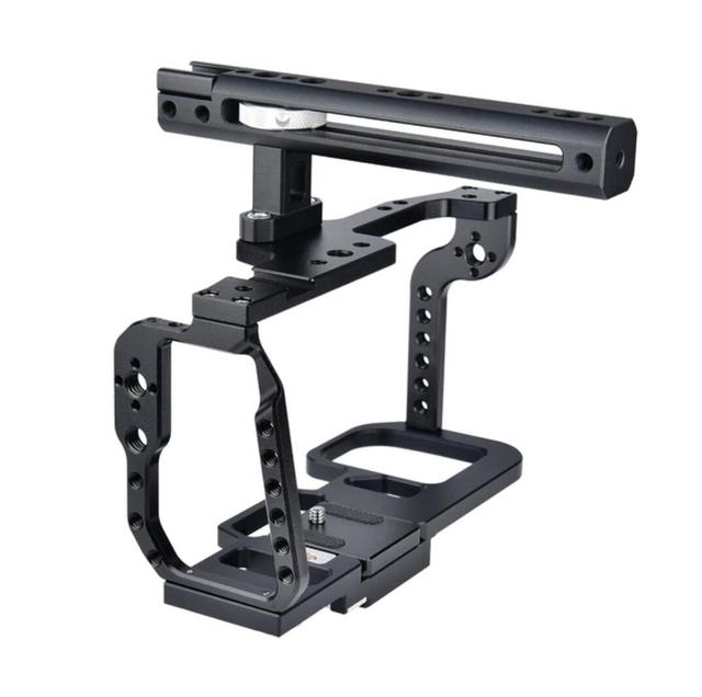 For BMPCC 4K Camera Professional Aluminum Alloy Camera Cage Stable Lightweight Camera Video Stabilizer