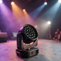 Projecteur LED professionnel RGBW 450W 10-60 °   Projecteur Beam Zoom avec contrôle sonore/DMX512/automatique pour DJ, discothèque, scène, concert