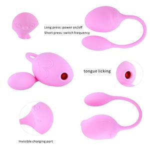 App-gesteuerter Delfin-Saugvibrator Vibrierendes Ei Klitoris-Stimulation Weibliche Masturbation Sexspielzeug für Frauen - Product Image 5