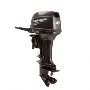 Moteur hors-bord 6P à deux temps refroidi par eau pour bateau, moteur de bateau, hélice à essence, propulseur pour bateau de pêche - Product Image 1