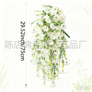 Vigne artificielle Jin Yaoqing en eucalyptus et gloire du matin, 30cm-100cm, résistante aux UV, en plastique, pour décoration de mariage - Product Image 3
