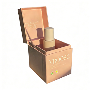 <span class=keywords><strong>Caja</strong></span> de Perfume de Papel de Lujo Personalizada con Relieve Dorado de 10 ml - Product Image 2