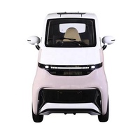 Voiture électrique urbaine 4 roues de haute qualité, 45 km/h, entièrement fermée, boîte de vitesses automatique, sièges en cuir, propulsion arrière, certifiée EEC COC, 50 kW