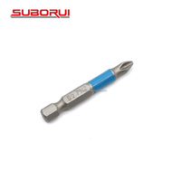 Ensemble de 10 embouts de tournevis magnétiques électriques en acier S2 SUBORUI Ph1 Ph2 Ph3 PZ1 PZ2 PZ3