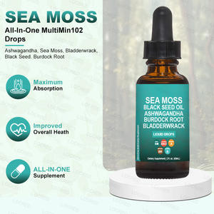 OEM Sea <span class=keywords><strong>Moss</strong></span> Drops <span class=keywords><strong>2</strong></span> Fo Zl, All-in-one suplemen untuk Max penyerapan & Lebih Baik kesehatan, suplemen dengan biji hitam minyak Ashwagandha - Product Image 4