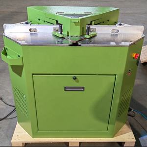 Machine de découpe de moulage de cadre Ps Machine de découpe pneumatique de moulage de cadre en aluminium en bois à Double scie à <span class=keywords><strong>45</strong></span> degrés - Product Image 2