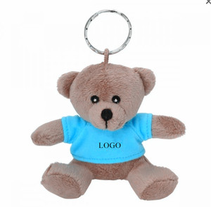 Porte-clés petit ours en peluche avec T-shirt de différentes couleurs <span class=keywords><strong>jouet</strong></span> ours en peluche cadeau pour enfants - Product Image 5