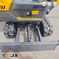 Mini-excavatrice 1T fabriquée en Chine, directement de l'usine |   Machine de terrassement à godets avec livraison tout compris