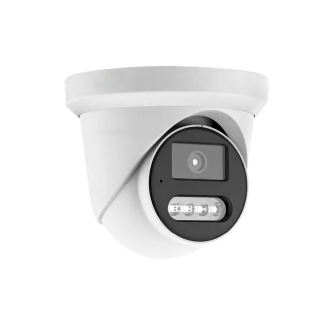 4MP Dome Outdoor Indoor CCTV Eyeball Network PoE IP Camera with Colorful Night Voice Broadcast