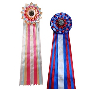 Insignia de Premio Escolar de Lujo Personalizada con Texto en Lámina Dorada, Marca Satin <span class=keywords><strong>Bocho</strong></span>, para Ferias Científicas, Eventos y Competiciones - Product Image 2