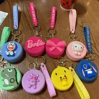 Cat Paw Coin Purse Keychain Pink Silicone Keychain Wallet with Zipper  Kawaii 3D Cartoon Cat Key Chain Cute Coin Pouch Keyring Backpack Key Chains