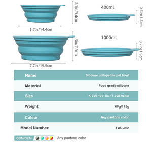 Ciotole per cani pieghevoli per esterni pieghevoli, - Product Image 5