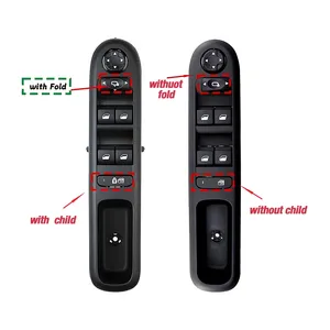 96650620ZD 6490X6 6490.X6 Interruptor de control del <span class=keywords><strong>elevalunas</strong></span> eléctrico principal del lado del conductor para <span class=keywords><strong>Peugeot</strong></span> <span class=keywords><strong>3008</strong></span> 5008 Hatchback Wagon 2006-2016 - Product Image 3