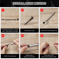 Kit de stylo à sable pneumatique pour gravure au diamant, polissage de bijoux, machine à sculpter, outils et équipement de fabrication de bijoux