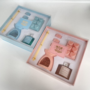 Diffuseur d'arômes en céramique de luxe 2025 pour la maison, avec <span class=keywords><strong>bougie</strong></span> chauffe-cire de luxe bleue et <span class=keywords><strong>rose</strong></span> pour chauffe-<span class=keywords><strong>bougie</strong></span> chauffe-cire - Product Image 1