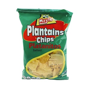 Food Empty Roll Packaging Customized Printed Plantain Paper Blank Frozen Plastic Potato Chips Bag