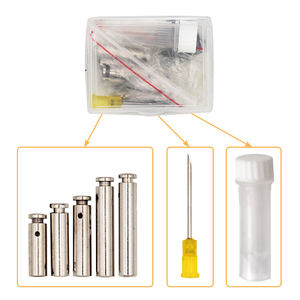 0.75ml 1ml 2ml otomatik veteriner şırıngası aşı paslanmaz çelik sürekli enjektör şırınga kanatlı veteriner şırıngası - Product Image 6