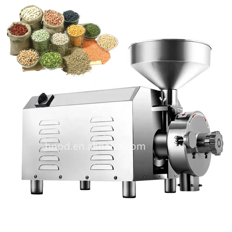 Stainless Steel Cocoa Bean Grinder Soya Bean Mill Dried Mustard Seeds Grinding Machine