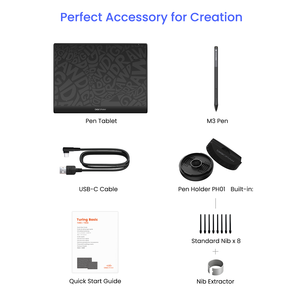 Tablette graphique DigiDraw Turing Basic S T410, tablette graphique USB C pour l'animation, la conception conceptuelle, le dessin - Product Image 2