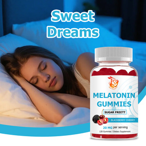 Private Label Natural Supplements Melatonin Gummies with Sodium Melatonin Food Grade Promotes Restful Sleep Herbal Supplements - Product Image 3