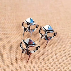 Soldes : Bague ouverte punk <span class=keywords><strong>pharaon</strong></span> égyptien pour homme, style vintage gothique, <span class=keywords><strong>masque</strong></span> Mf Doom, ajustable, bijoux de gladiateur, cadeau pour homme - Product Image 3