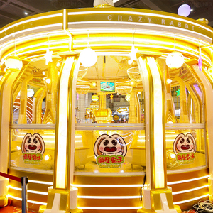 실내 및 실외 유원지 카니발 키즈 게임 미친 토끼 테마 스프레이 볼 자동차 타기 판매 - Product Image 5