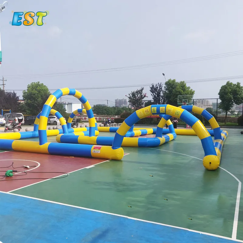 पेडल गाड़ी रेस ट्रैक घर ताम्पा बच्चों Inflatable पशु हॉपर दीदी कारें रेस ट्रैक