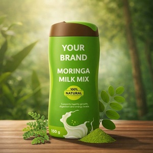 Mezcla de Leche de Moringa Orgánica Premium en Polvo para Bebida Instantánea, Sabor Suave, Fácil de Preparar, Mezcla de Bebidas, Empaque de Alta Calidad, a Granel - Product Image 1