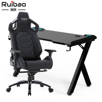 Professionnel 160cm en forme de L RGB LED écriture course ordinateur de jeu bureau personnalisé Table en bois ergonomique pour la maison Esports Gamers PC