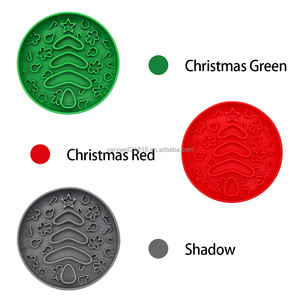 Accessoires pour chiots pain d'épice homme béquille étoile interactive silicone chien congélateur personnalisé chien lécher tapis noël mangeoire lente - Product Image 4