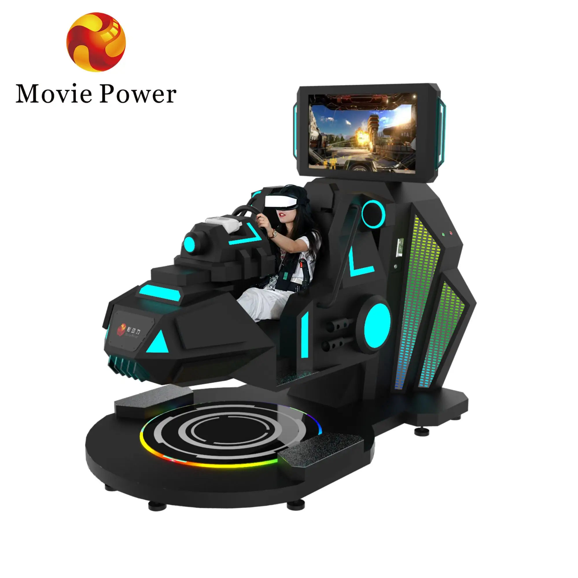 9D Vr Car Racing Simulator 360 graus Flight Simulator Theme Park 9D Virtual Reality Vr Machine