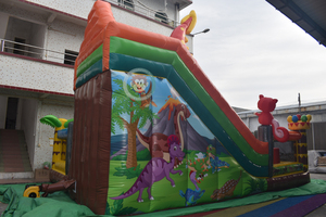 Château gonflable Dragon, château gonflable Dinosaure, château gonflable pour enfants avec parc aquatique - Product Image 3