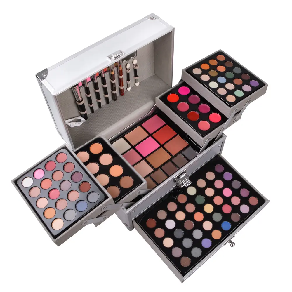 Heiß verkaufendes Make-up 133 Farben Miss Young Aluminium Box Lidschatten-Palette Make-up Make-up-Paletten