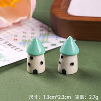 Ornements de paysage miniatures de dessins animés mignons, décorations de bonsaï, ornements d'animaux miniatures simulés, accessoires en résine