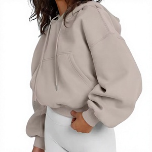 Sudaderas cortas de alto rendimiento para mujer, material de lana suave, transpirable, cómodas, para deportes y uso diario activo. - Product Image 3