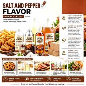 Additivo Alimentare di Alta Qualità al Gusto Sale e Pepe, Aroma Intenso per Snack, Piatti Pronti, Salse - Product Image 3