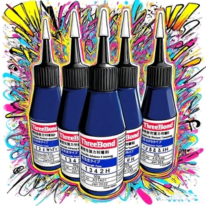 กาวล็อคเกลียวอะคริลิคสีน้ำเงิน Xxt108 ThreeBond 1342H ของแท้จากญี่ปุ่น แรงยึดต่ำ ป้องกันการหลุดล็อค - Product Image 5