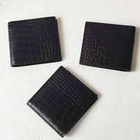 Dompet Lipat Kulit Buaya Himalaya Asli Berkualitas Tinggi Mewah Dompet Kulit Eksotis
