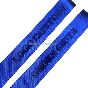 Custom Nylon Short Strap Debossed <strong>Logo</strong> Nylon Wristband Lanyards <strong>Car</strong> Key Chain Lanyards With <strong>Eagle</strong> Hook Embroidered Webbing Tape - Product Image 2