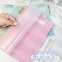 Cahier de journal écologique kawaii enfants anime écoliers dessin animé cahier à bobine Creative Coil Loose-Leaf Notepad Pocketbook