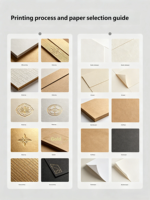 Porte-cartes de visite pour chambre d'hôtel, porte-clés, étui pour carte-cadeau personnalisé avec logo, en papier